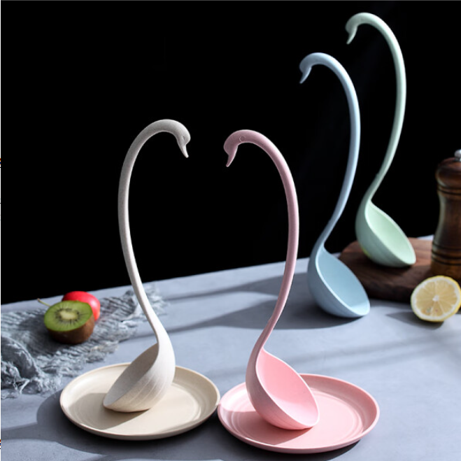 麦轩 日式不粘锅汤勺大号创意盛汤家用长柄大小号韩式厨房火...